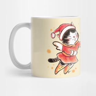 Santa cat angel Mug